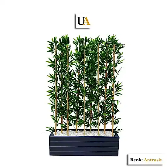 Ahşap Bambu Saksısı I Bambu Çiçeklik