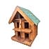 Ahşap Kedi Evi 5'li