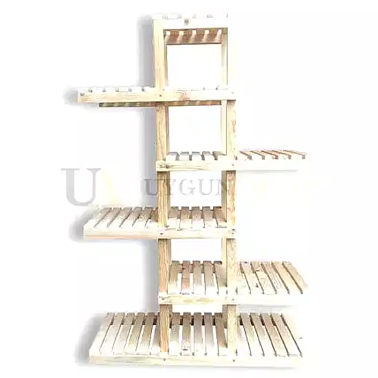 Ahşap Çiçeklik Ahşap Saksı Standı I Saksılık I UygunAhşap