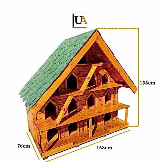Kedi Evi Fiyatları Dış Mekan Büyük Çoklu Ahşap Kedi Evi Modelleri I UygunAhşap