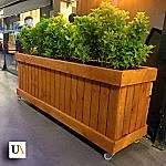 Kemerli Ahşap Saksı