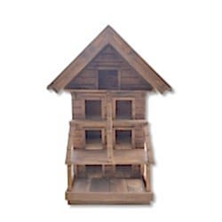 Ahşap Kedi Evi Büyük 7'li
