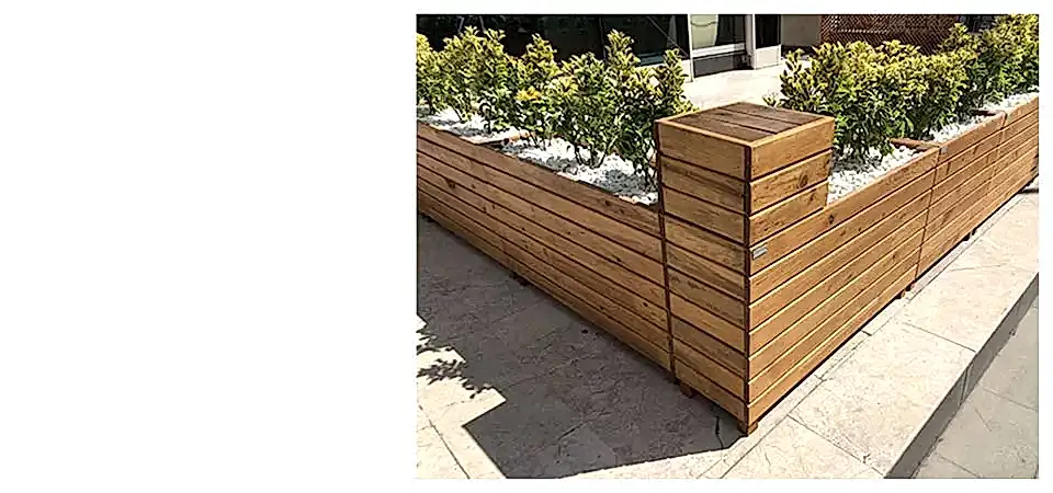 Lambri Ahşap Saksı