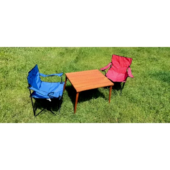 Ahşap Kamp Masası I UygunAhşap