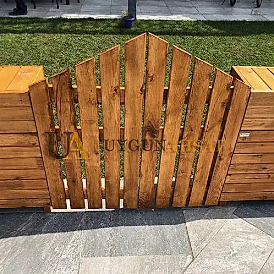 Çit Görünümlü Ahşap Bahçe Kapısı I UygunAhşap