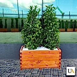 Kertme Ahşap Saksı