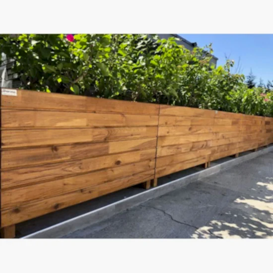 Dış Mekan Büyük Uzun Ahşap Saksı Modelleri I UygunAhşap