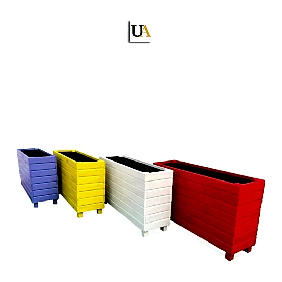 Dış Mekan Büyük Uzun Ahşap Saksı Modelleri I UygunAhşap