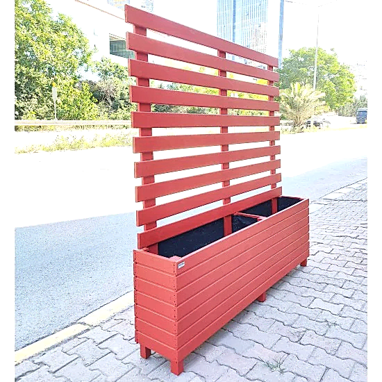 Lambri Saksılı Ahşap Paravan Seperatör Fiyatları I UygunAhsap