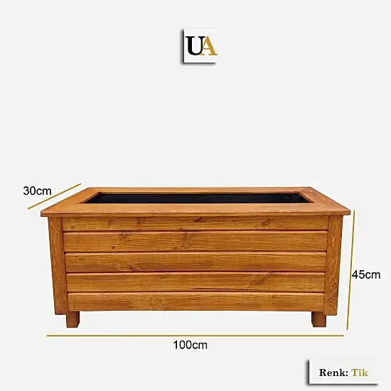 Ahşap Çiçeklik Dış Mekan Ahşap Saksı Modelleri I UygunAhşap