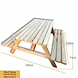 Ahşap Piknik Masası