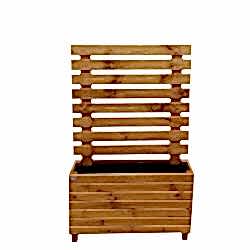 Lambri Saksılı Ahşap Paravan