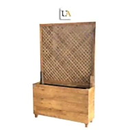 Seperatörlü Ahşap Saksı