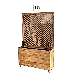 Seperatörlü Ahşap Saksı