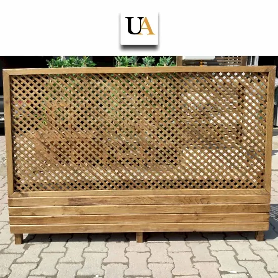 Seperatörlü Ahşap Saksı Paravan I UygunAhsap